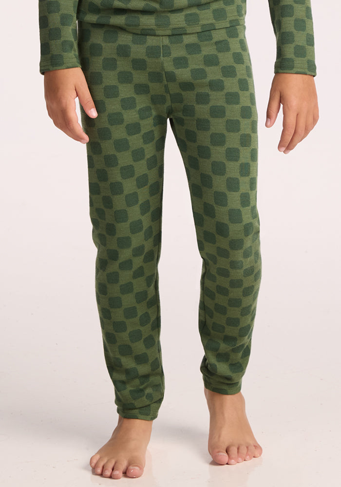 Kids Explorer Base Layer Bottoms - Frog Hop