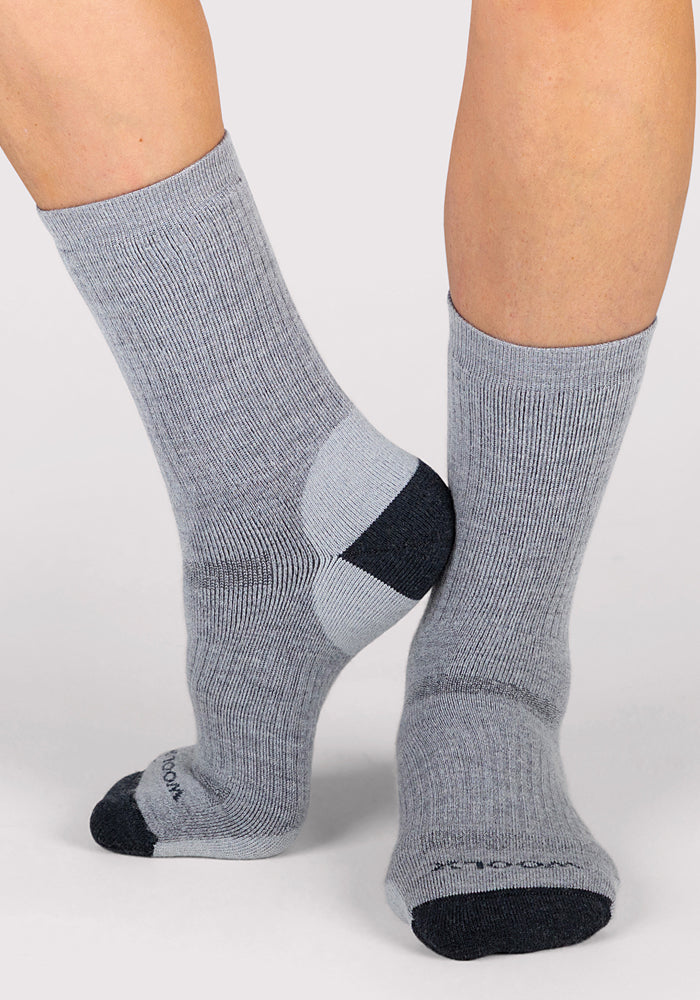 Womens Core Crew Socks - Grey