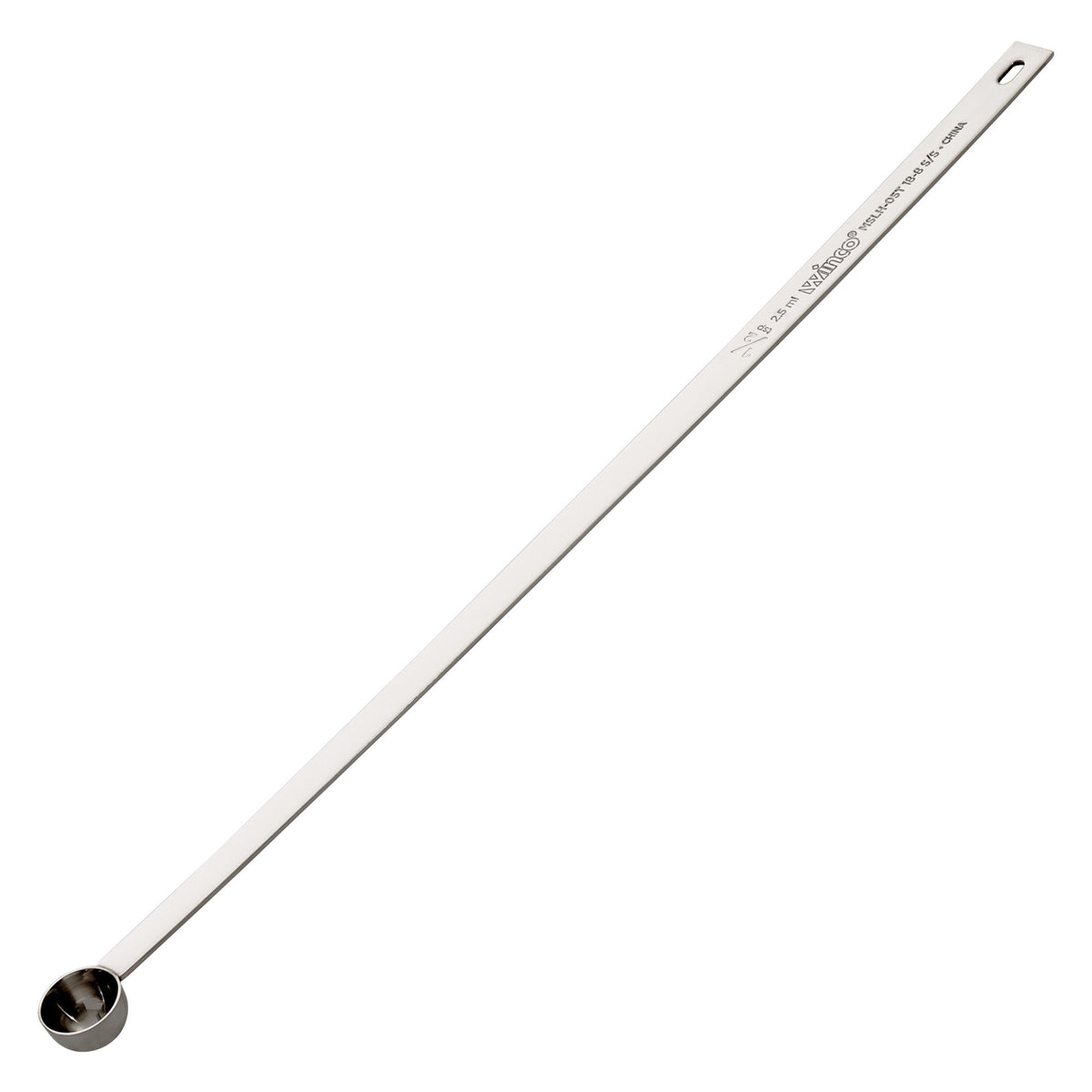 MSLH-05T - 18/8 Stainless Steel Measuring Spoon with Long Handle, 1/2 Tsp