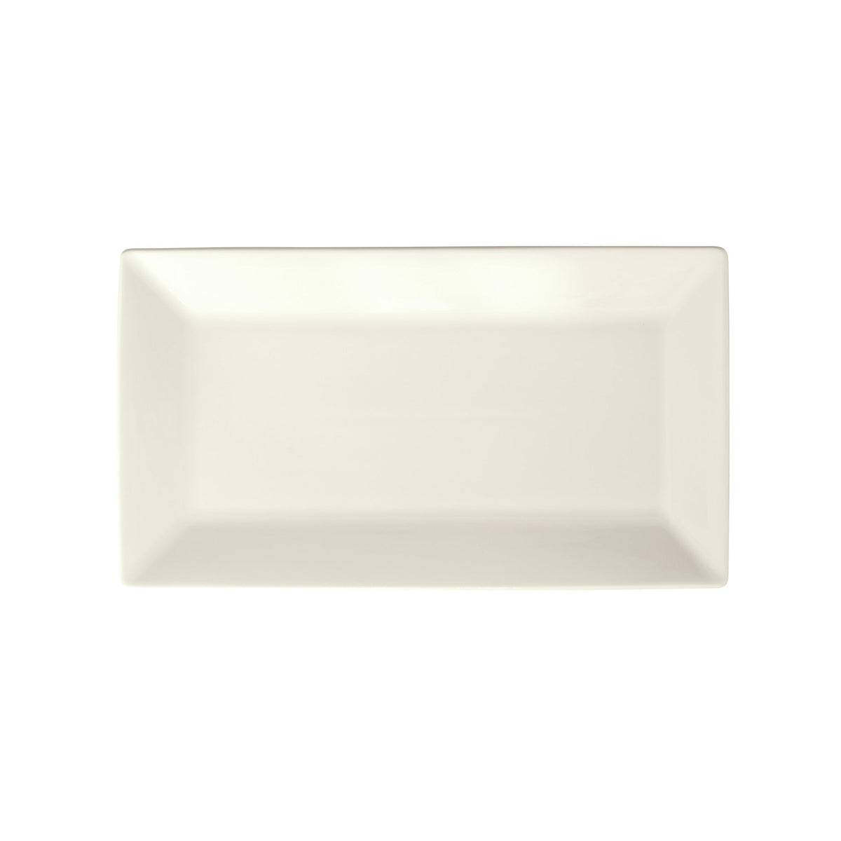 RPR-115-AW - Royalsquare Porcelain Rectangular Platter, 11-1/2"L x 6-1/4"W x 1"H - American White (12 Pieces/Case)