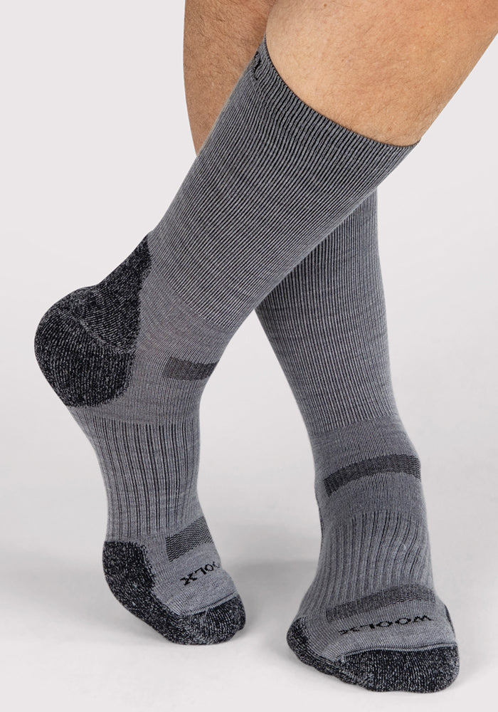 Mens Harbor Crew Sock - Grey