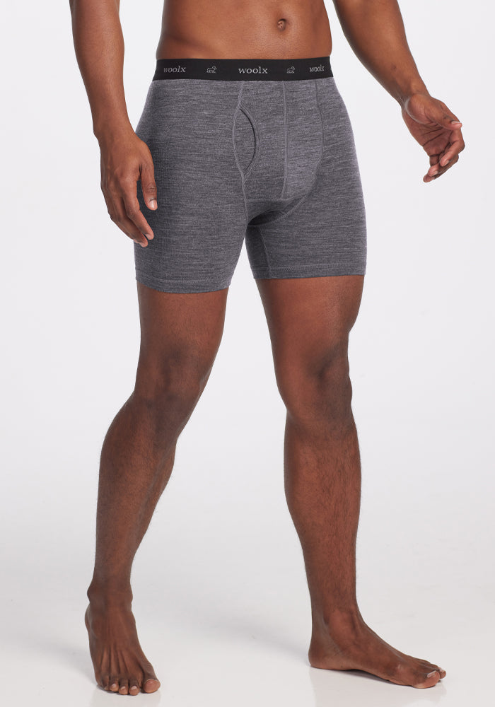 Reaction Boxer Briefs - Graphite Heather