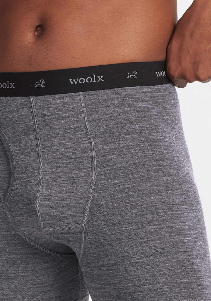 Reaction Boxer Briefs - Graphite Heather
