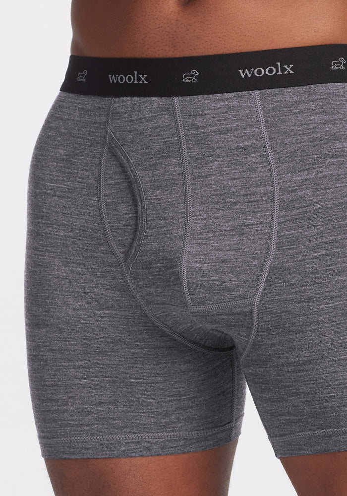 Reaction Boxer Briefs - Graphite Heather