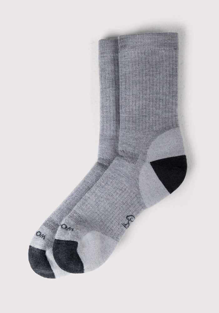Womens Core Crew Socks - Grey