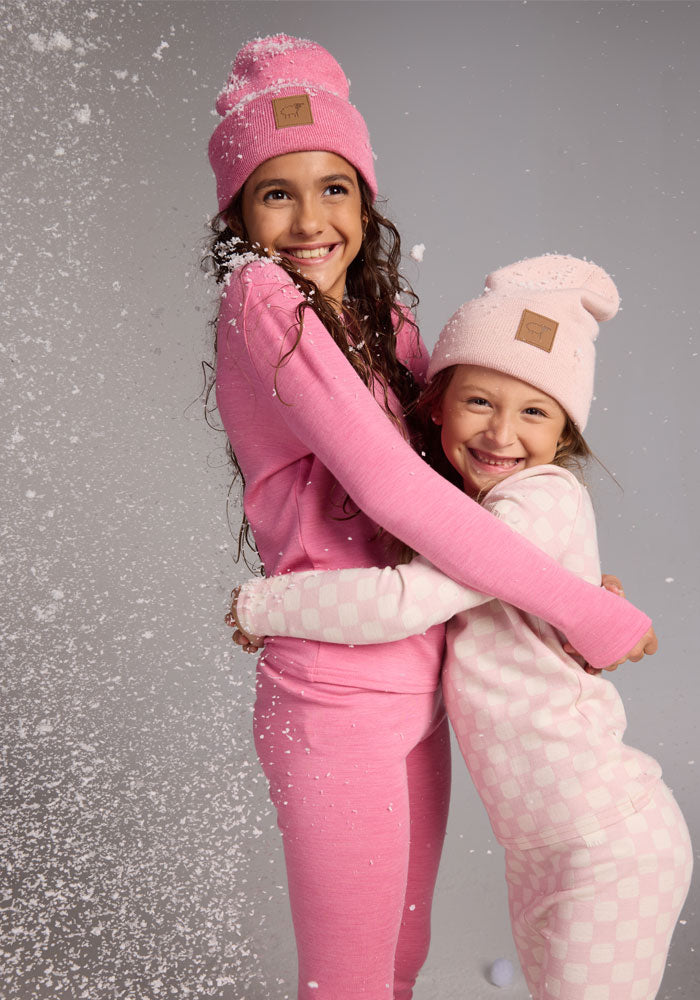 Kids Explorer Base Layer Top - Pinky Promise