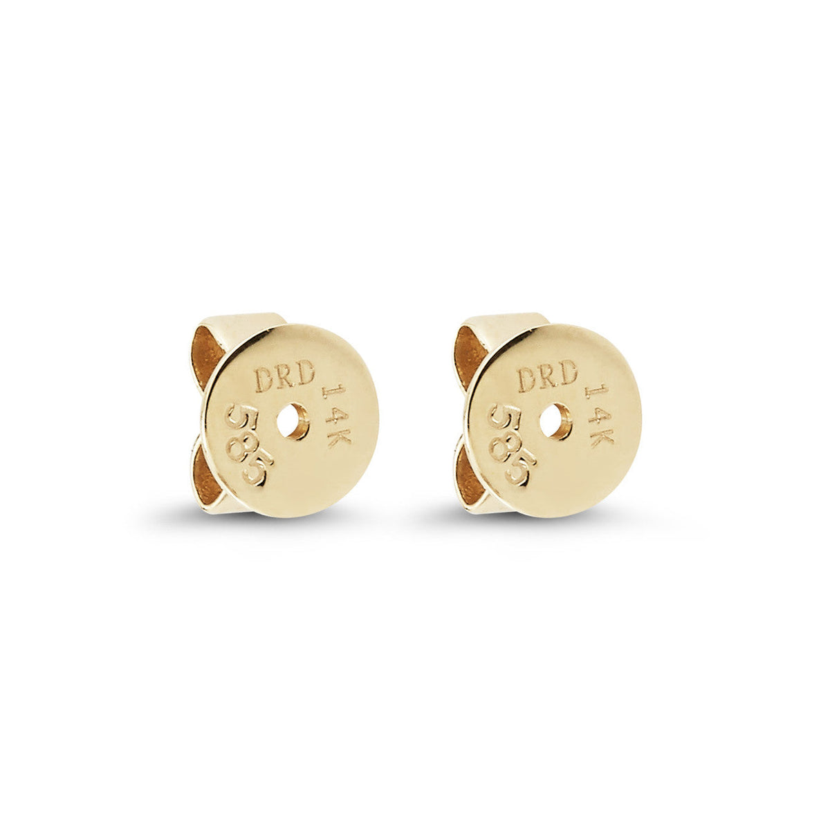 5mm 14k Gold Earring Backs