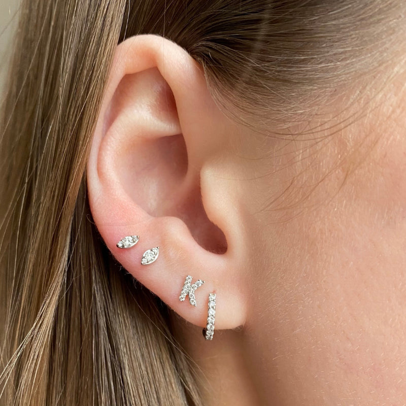 Sydney Morgan for Syd Strong Single Initial Earring