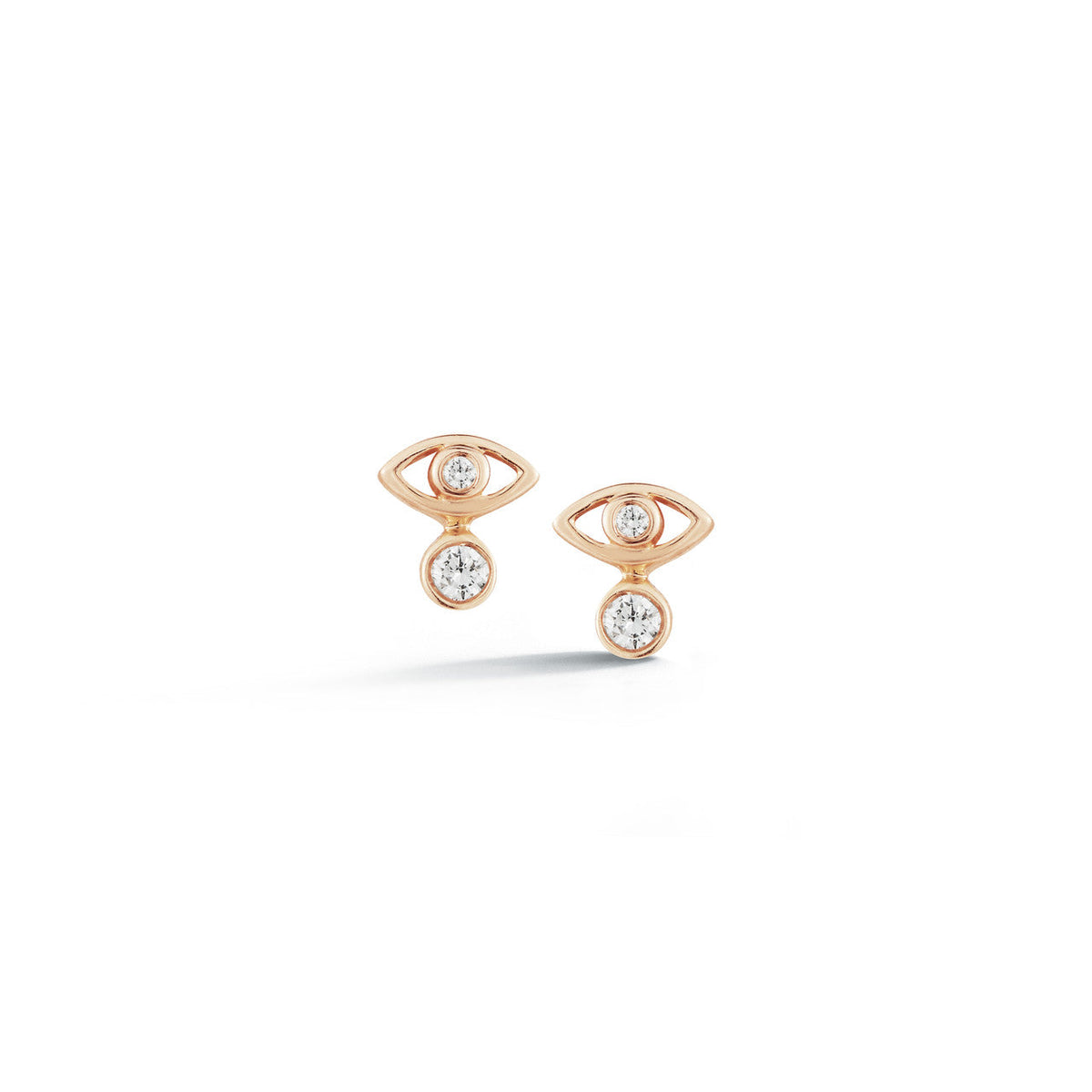 Lulu Jack Stacked Evil Eye Studs