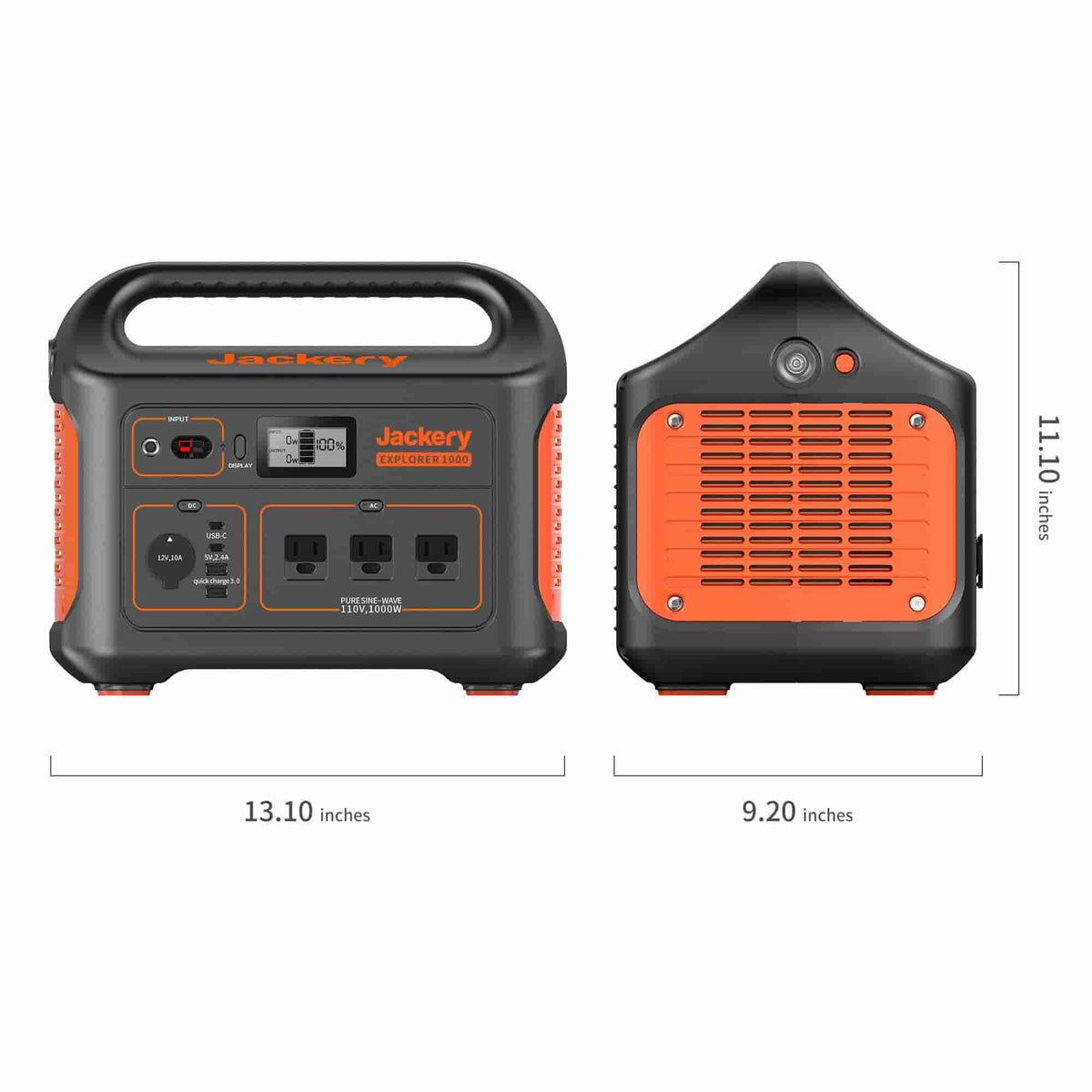 Jackery Explorer 1000 Portable Power Station (Refurbished)