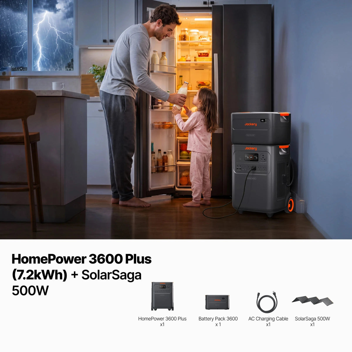 Jackery HomePower 3600 Plus (7.2kWh)