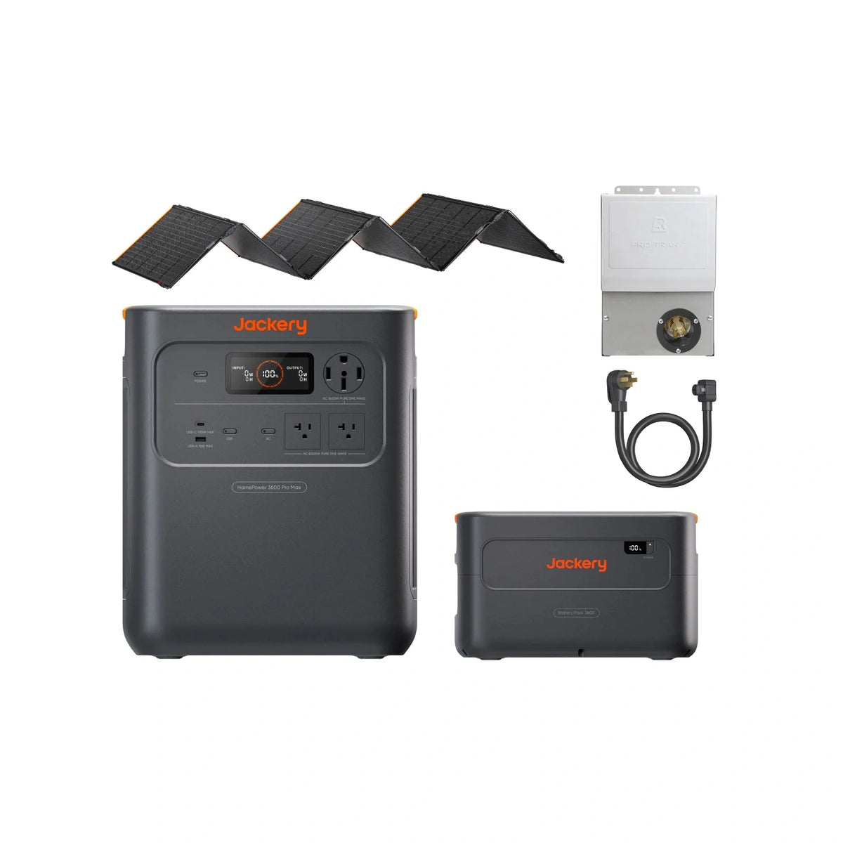 Jackery Solar Generator HomePower 3600 Pro Max