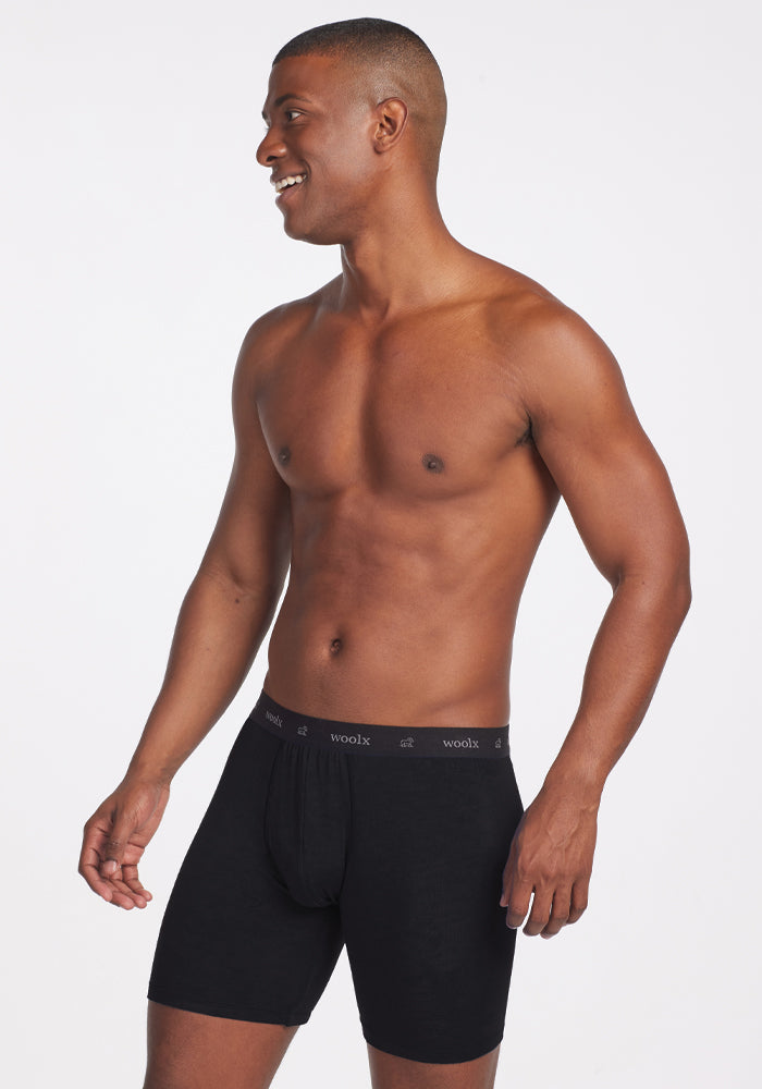 Jazzy No Fly Boxer Briefs - Black