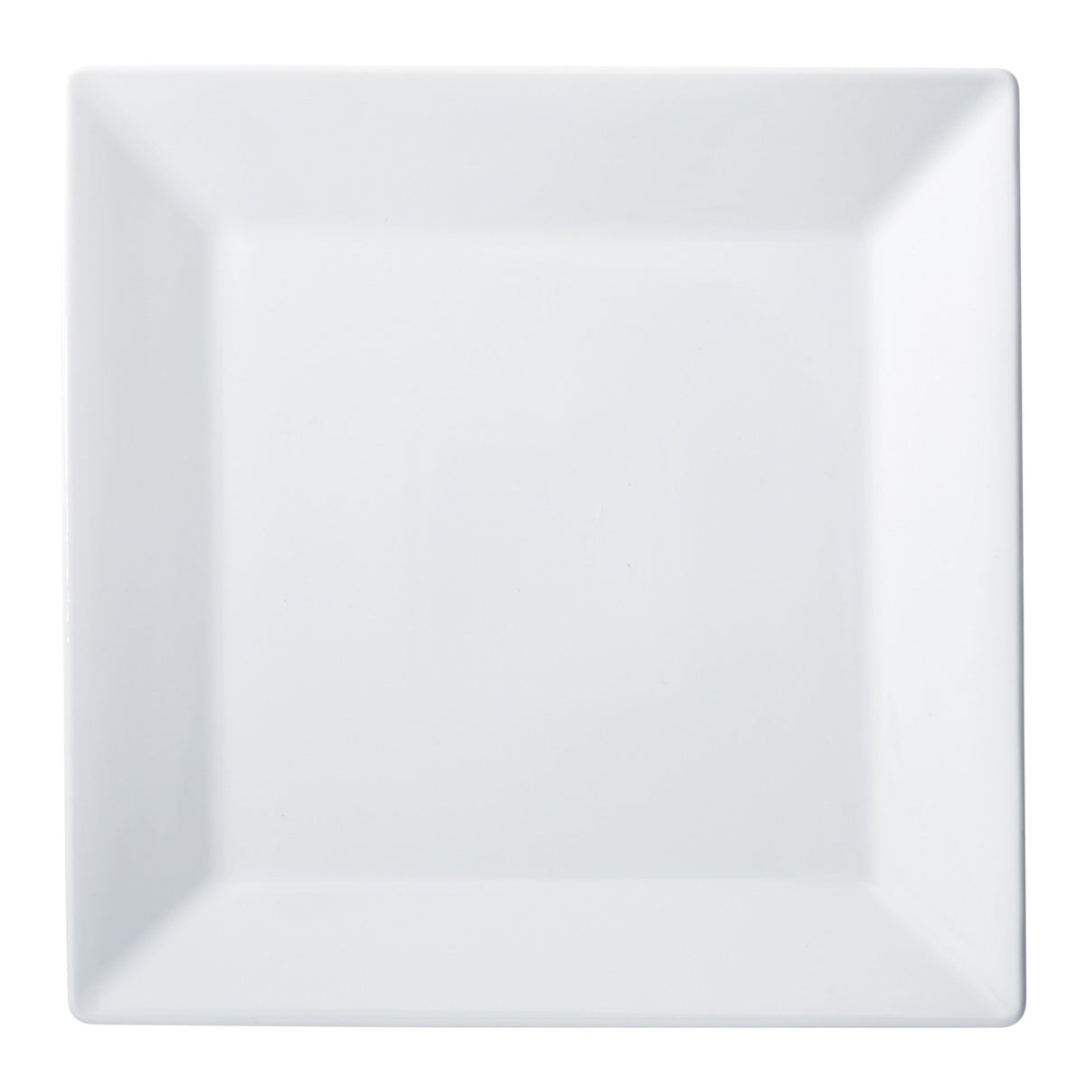 RPS-12 - Royalsquare Porcelain Square Plate, 12"L x 12"W x 1"H - White (12 Pieces/Case)