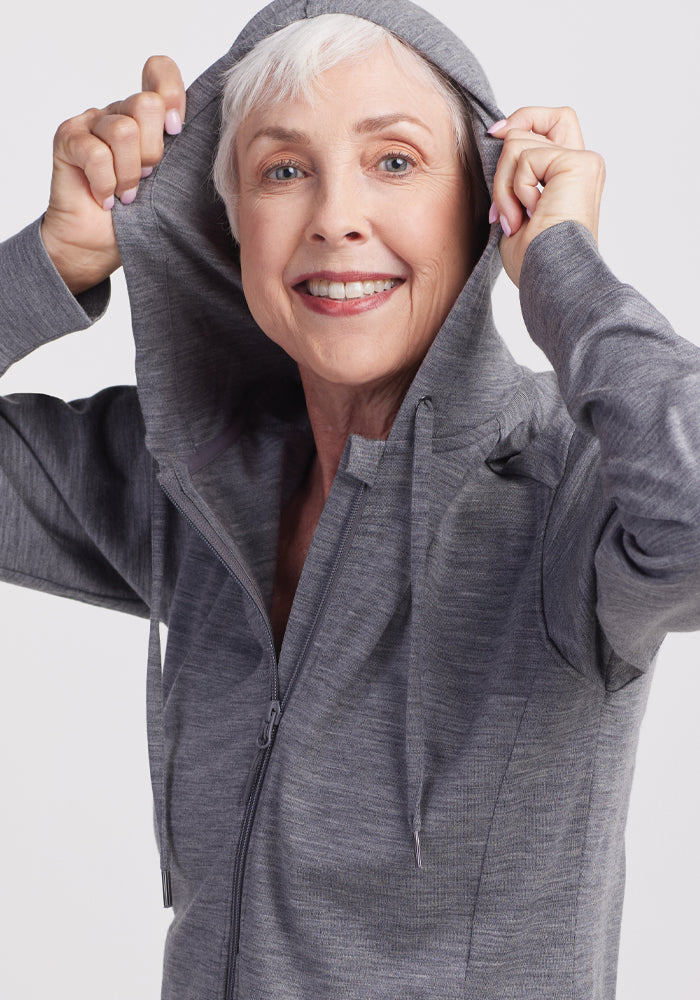 Ryann Hoodie - Graphite Heather