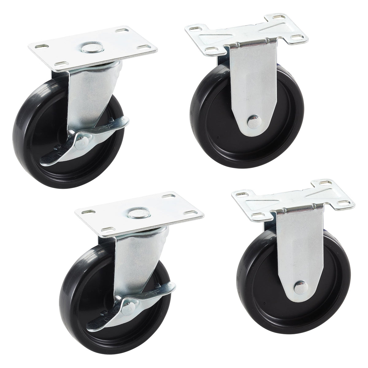 CST-KIT - Spectrum, Caster Set Adjustable & Swivel for Fryer NGGF Series 4 pcs