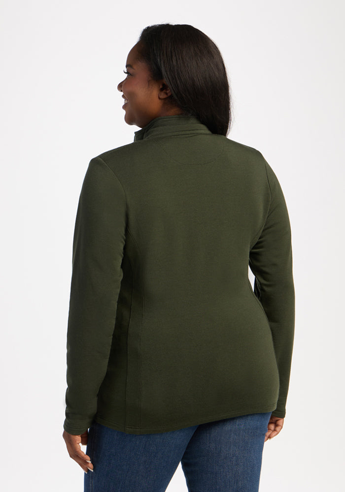 Finley Zip Up Sweatshirt - Duffel Bag