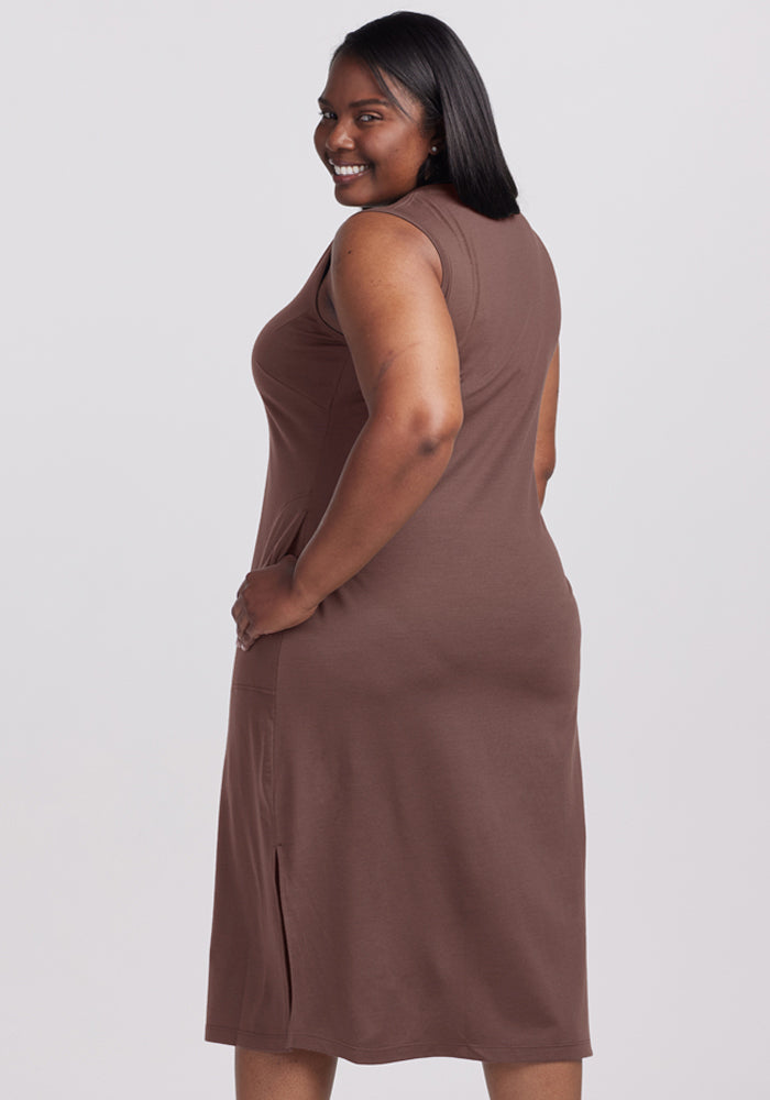 Cassie Dress - Peppercorn