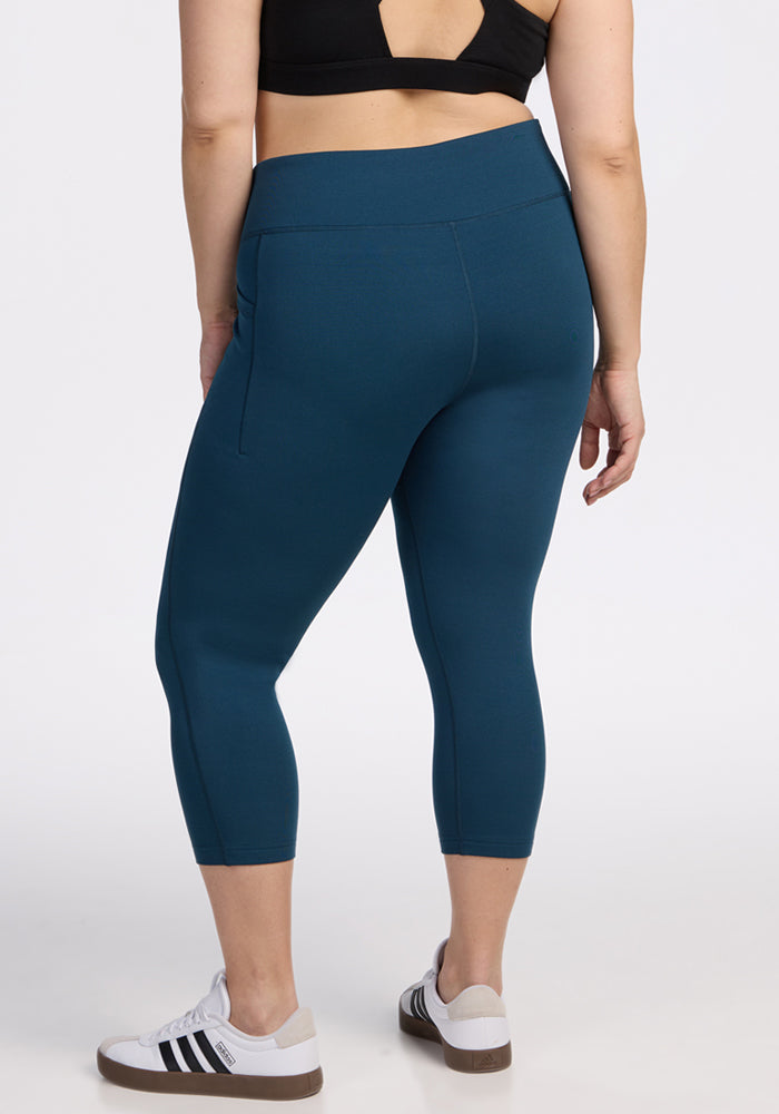 Merino Flex® McKenna Capris - Majolica Blue