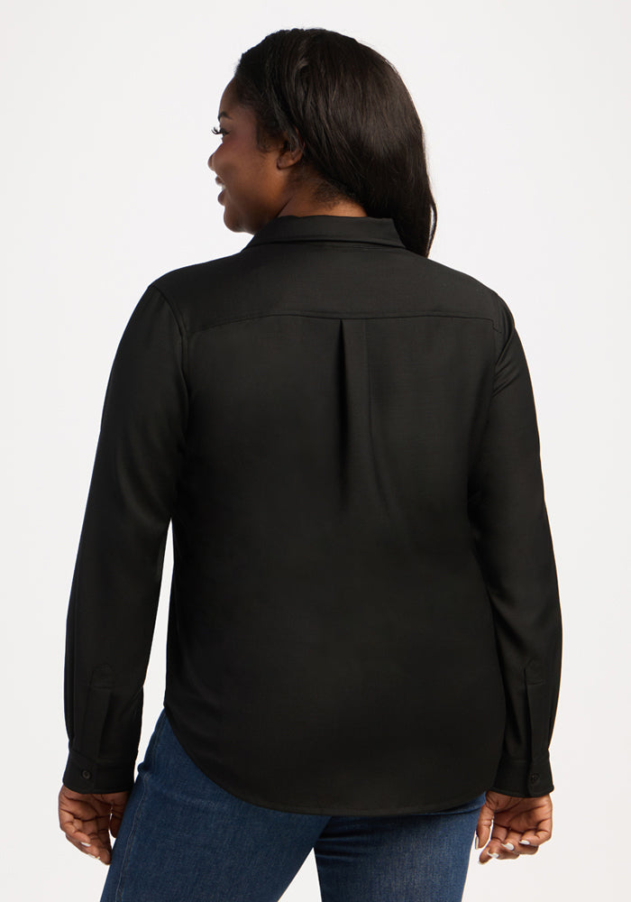 Lorelai Button Up - Black