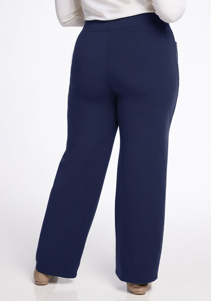 Ellie Wide Leg Pants - Ocean Cavern