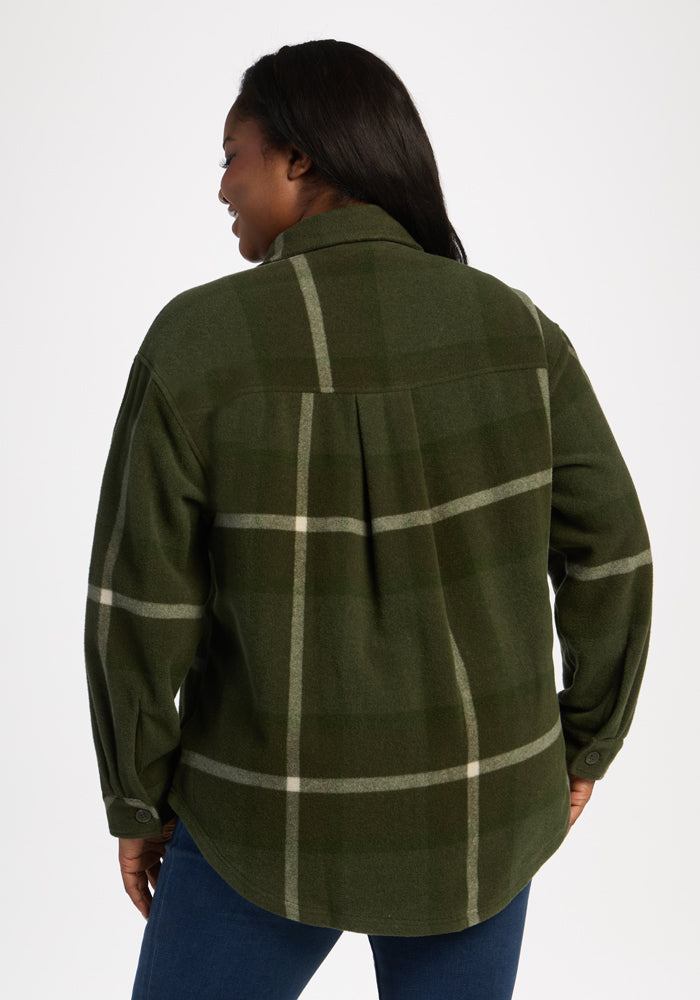 Sawyer Shacket - Driftwood Fern Plaid