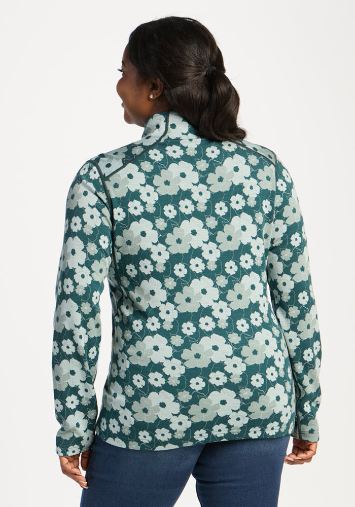 Emi 1/4 Zip - Coastal Wildflower