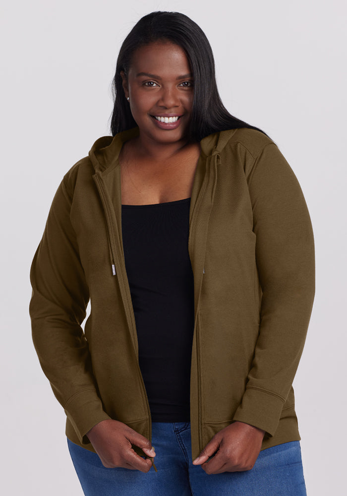 Ryann Hoodie - Olive Leaf