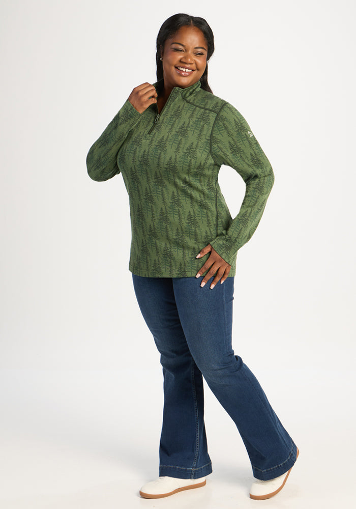 Emi 1/4 Zip - Forest Friends
