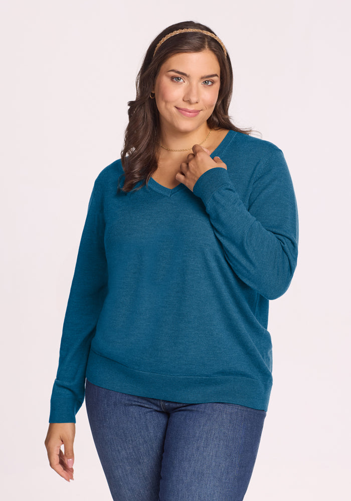 Francesca Sweater - Blue Pine