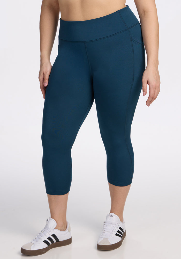 Merino Flex® McKenna Capris - Majolica Blue