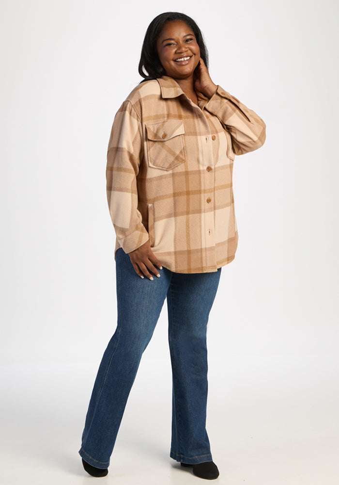 Sawyer Shacket - Saddleback Plaid