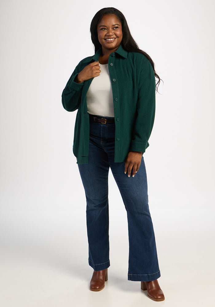 Jovie Shacket - Deep Pine