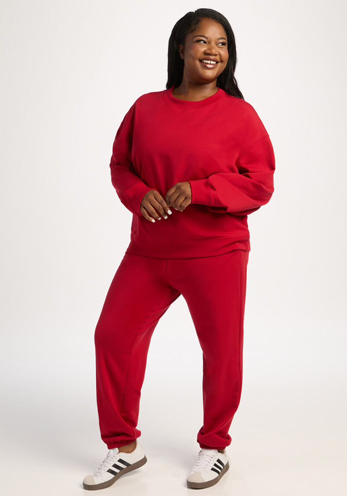 Molly Crewneck - Maraschino Cherry