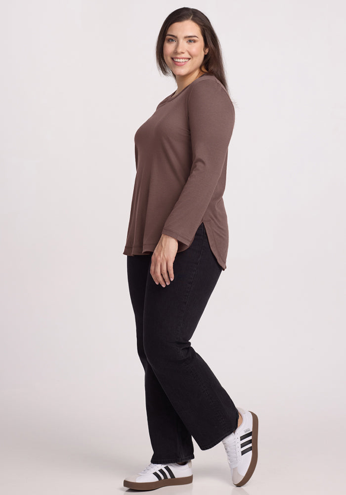 Hazel Tunic - Peppercorn