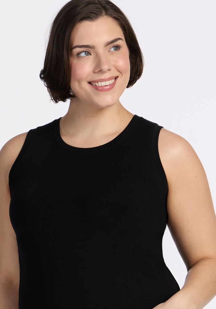 Ava Tank Top - Black