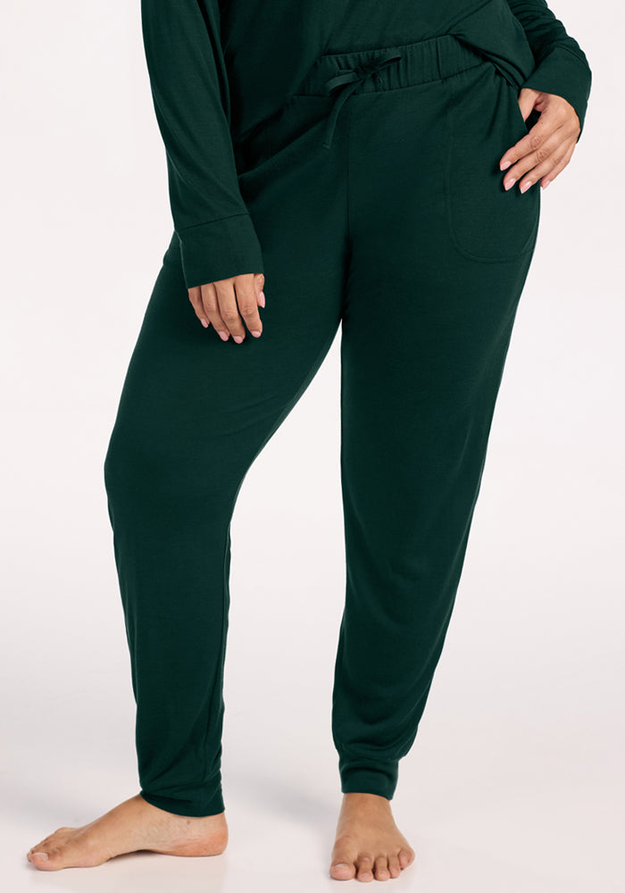 Mary Kate Lounge Pants - Deep Pine