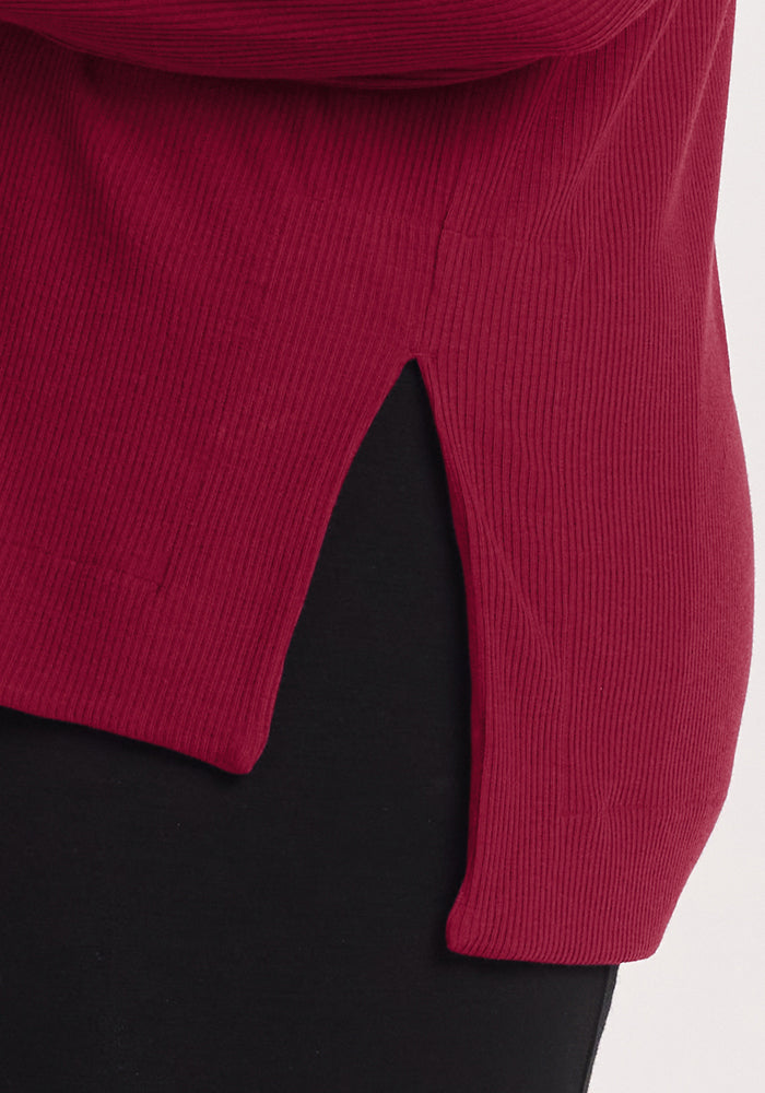 Ainsley Sweater - Beet Red