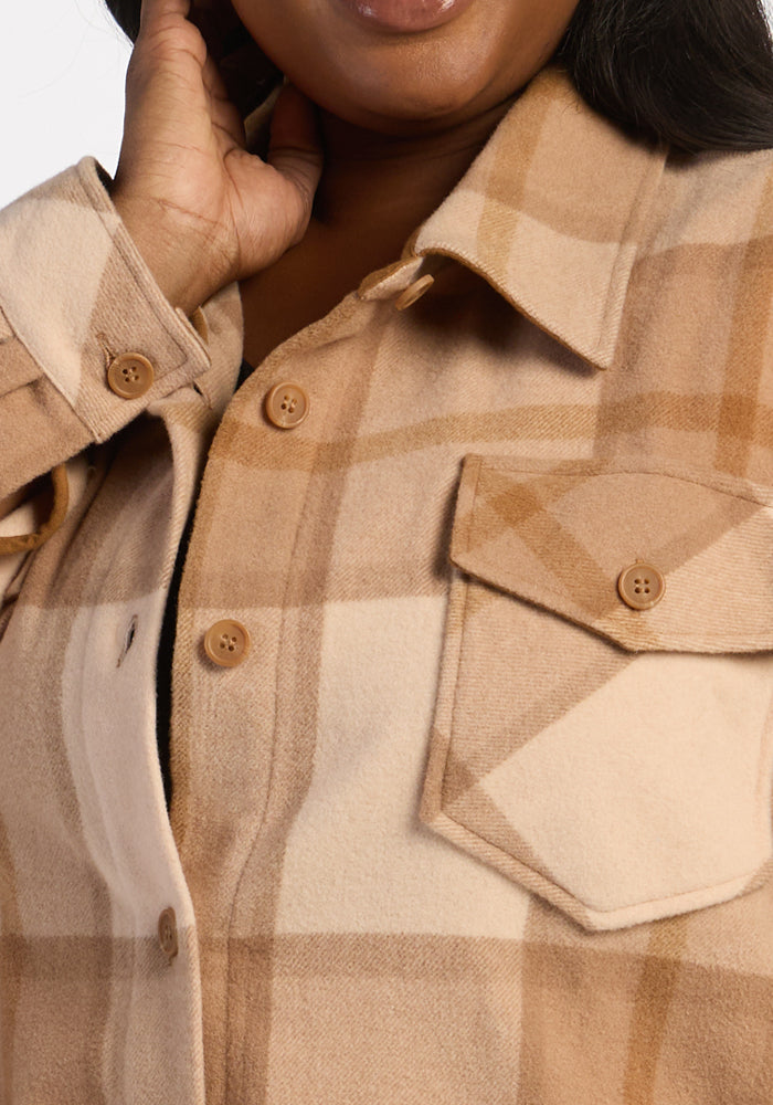 Sawyer Shacket - Saddleback Plaid