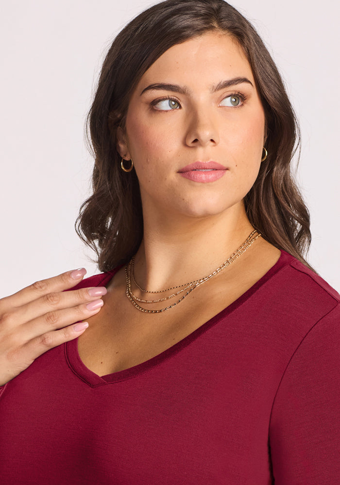 Eva Tunic - Beet Red