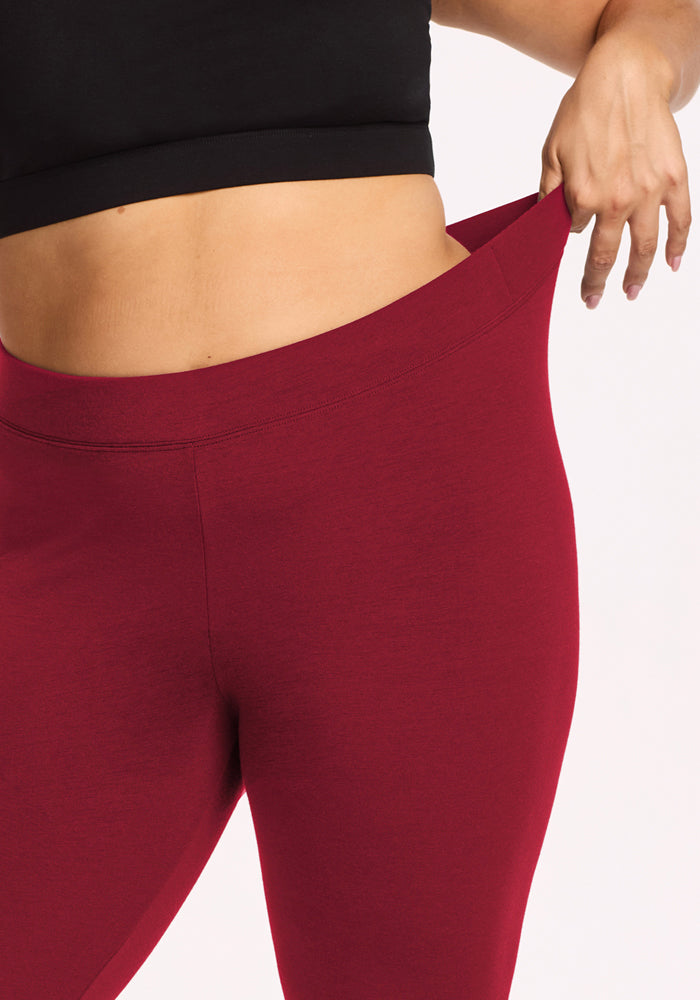 Stella Leggings - Pinot Noir