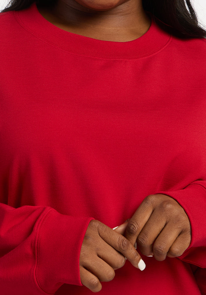 Molly Crewneck - Maraschino Cherry