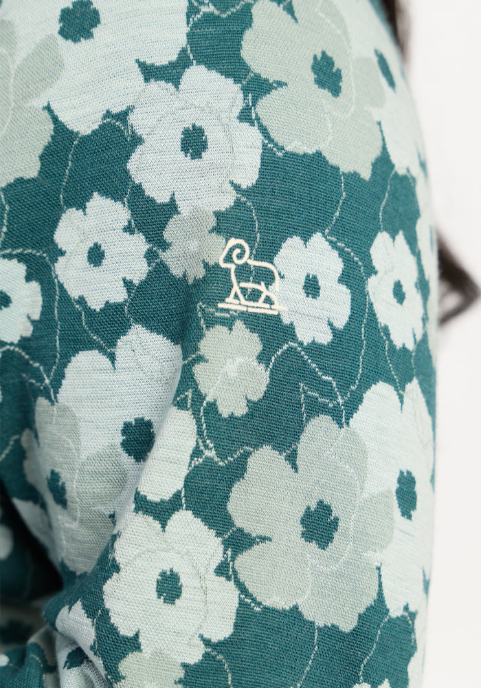 Emi 1/4 Zip - Coastal Wildflower