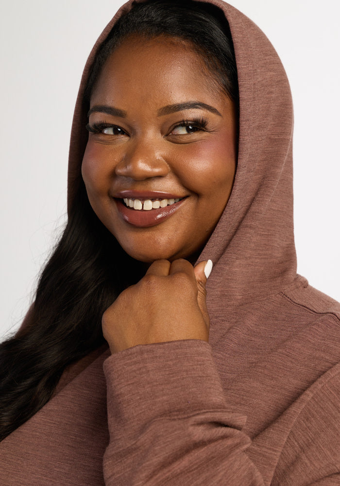 Genevieve Hoodie - Sable Heather