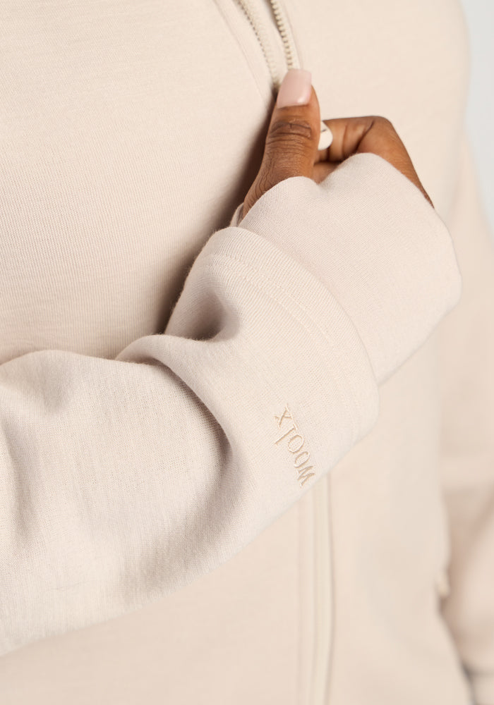 Cubby Hooded Sweatshirt - Ecru