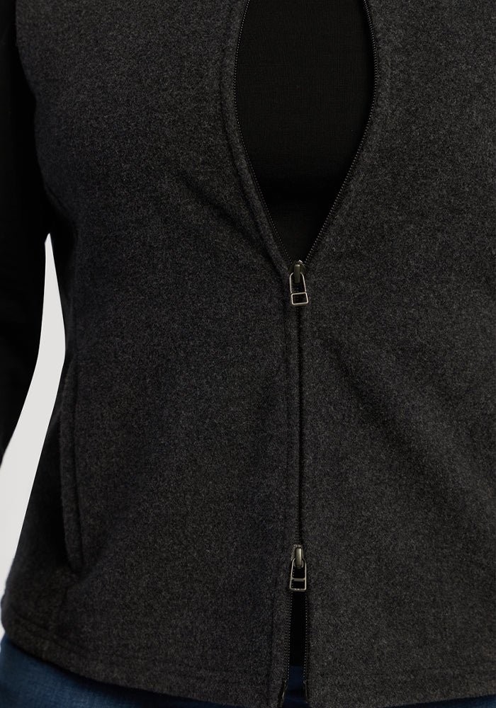 Haley Vest - Carbon Black