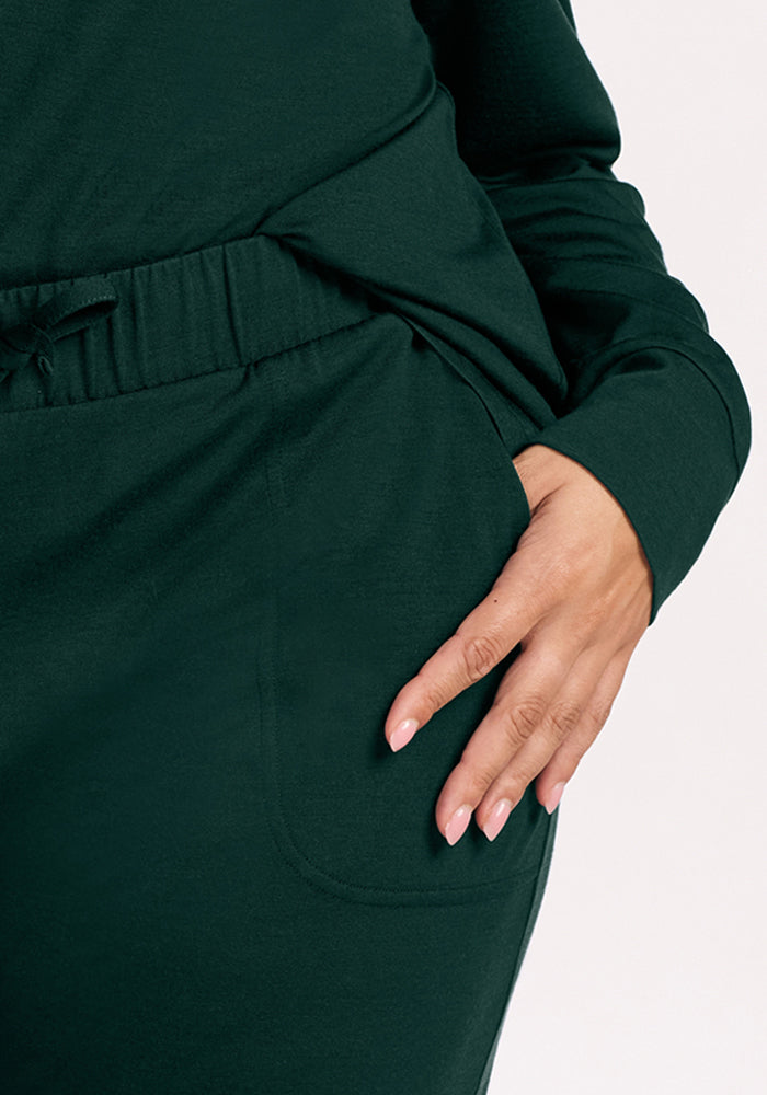 Mary Kate Lounge Pants - Deep Pine