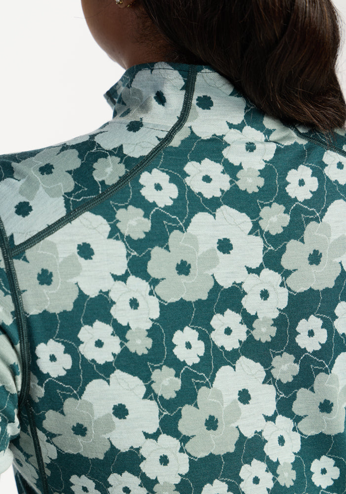 Emi 1/4 Zip - Coastal Wildflower