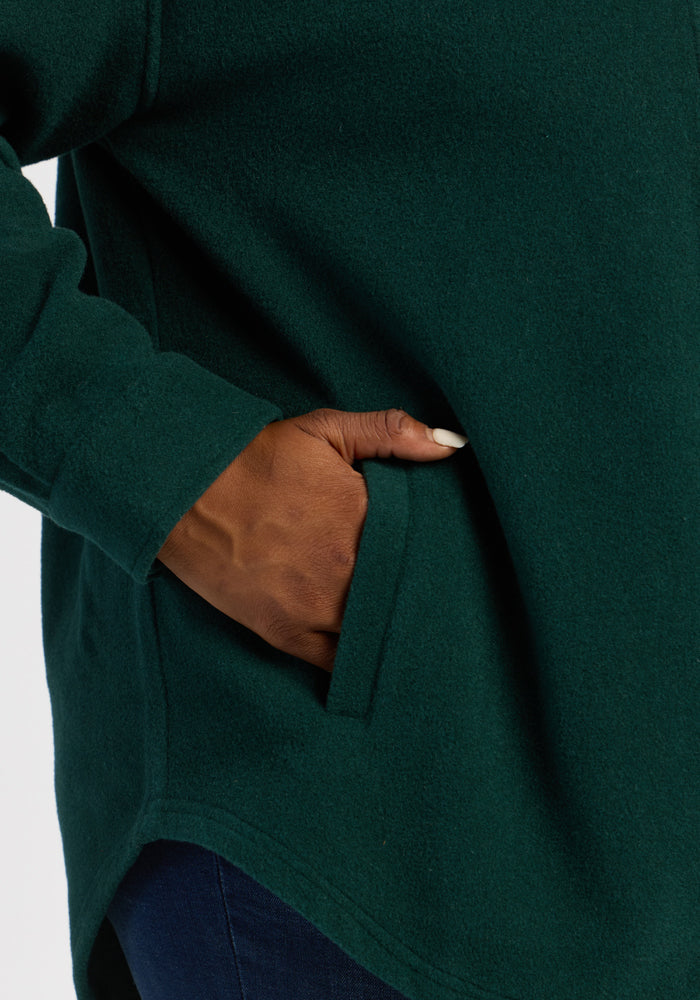 Jovie Shacket - Deep Pine