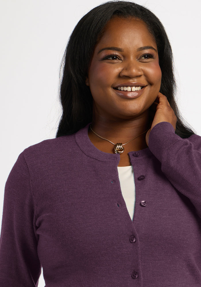 Caitlin Sweater - Purple Iris